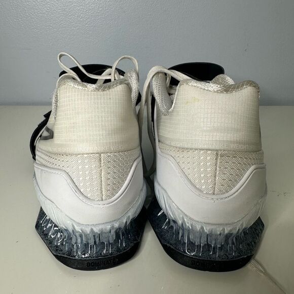 Nike Romaleos 4 White Black Men Weightlifting Cross Training Crossfit Shoes - Picture 5 of 10